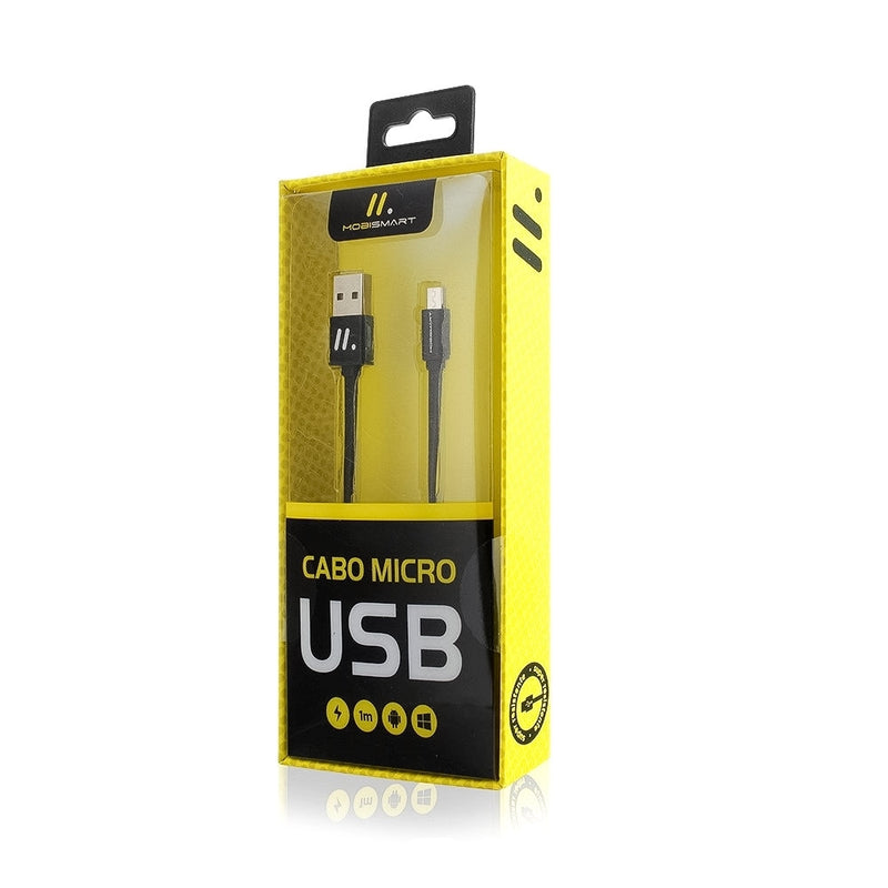 Cabo Lightning Flat Micro USB - Mobismart